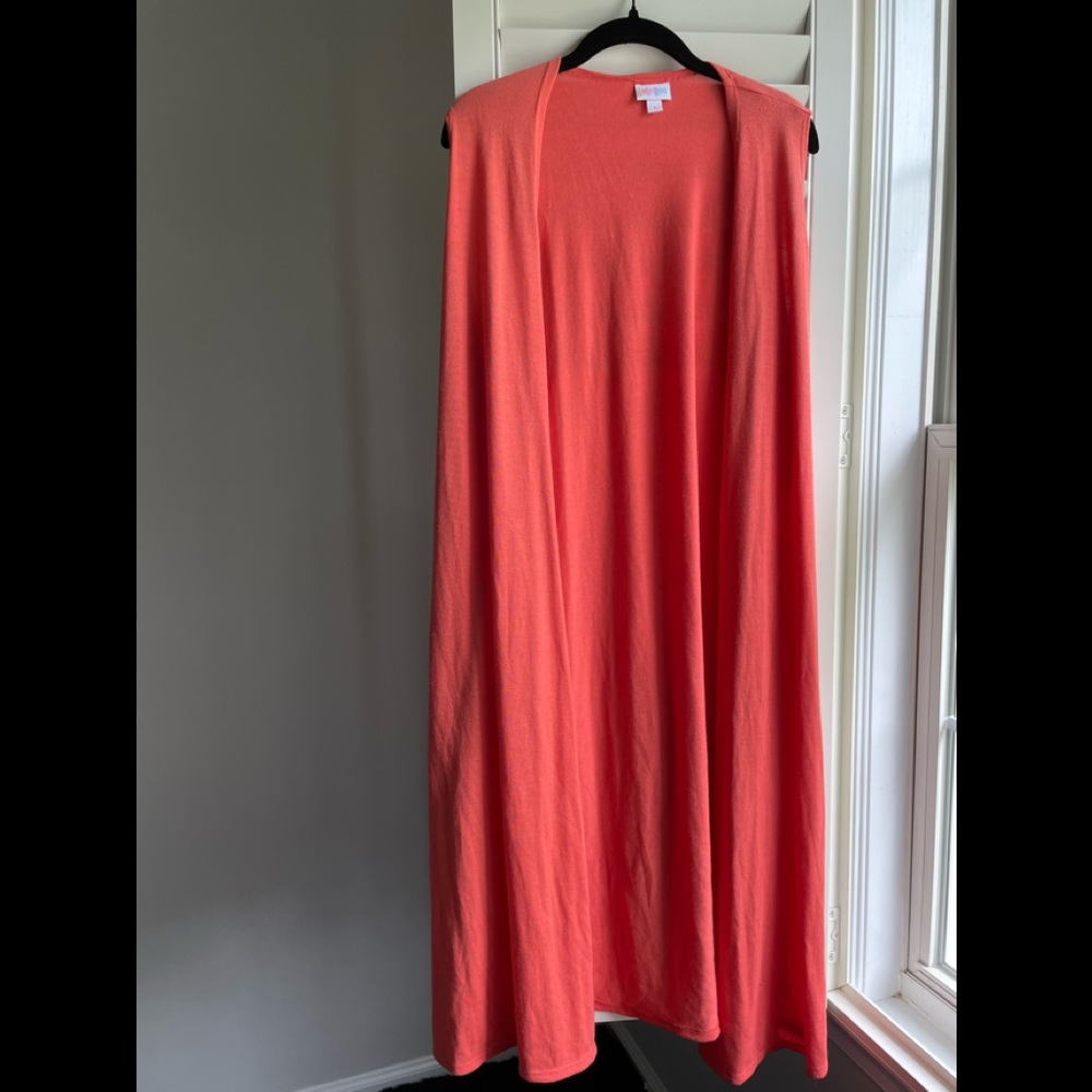 Lularoe long sleeveless cardigan